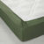 Drap-housse uni coton bonnet 32 cm (eucalyptus)