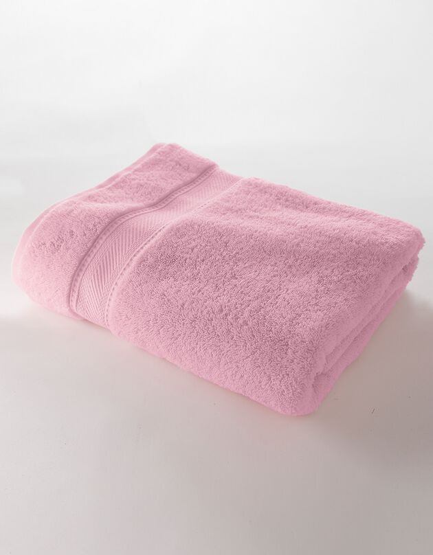 Éponge unie 540g/m2 confort luxe  (rose poudré)