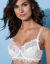 Soutien-gorge tulle tattoo tulle brodé avec armatures - lot de 2 (blanc + noir)