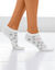 Chaussettes basses motifs assortis - lot de 4 paires (rouge)