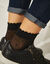 Mi-chaussettes plumetis - lot de 2 paires (noir)