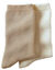 Chaussette chaleur int&eacute;rieur bouclette - lot de 2 paires (&eacute;cru + beige)