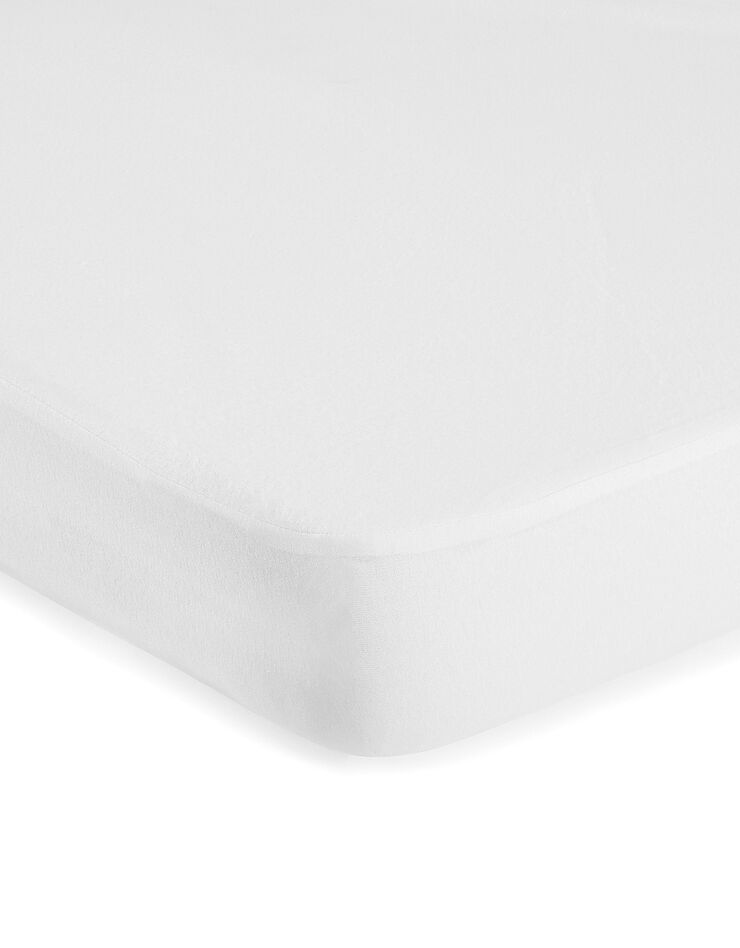 Protège matelas molleton imperméable polyuréthane housse 30 cm (blanc) Protège matelas molleton imperméable polyuréthane housse 30 cm (blanc)