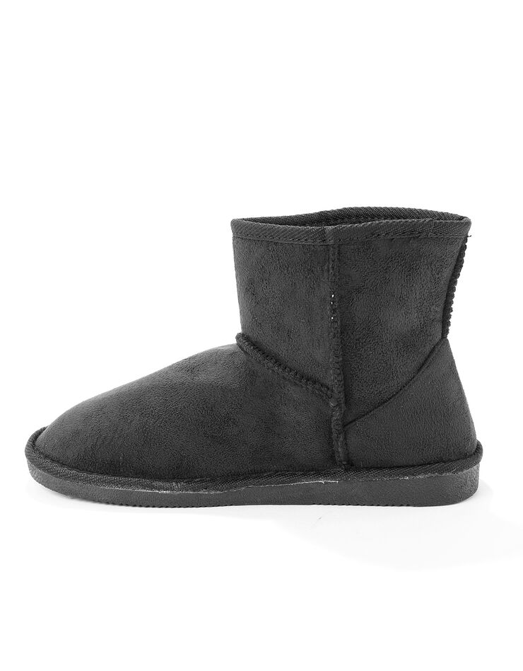 Bottes fourrées plates - noir (noir) Bottes fourrées plates - noir (noir)