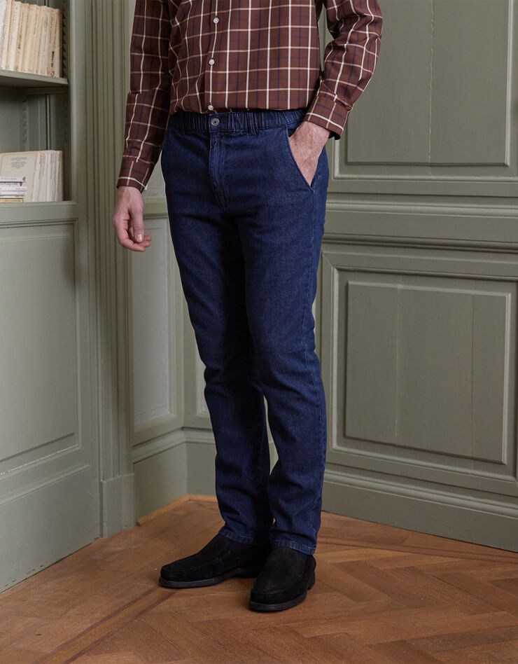 Jean coupe ville grand confort ceinture élastiquée (brut)
