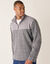 Sweat col camionneur zippé maille doublée molleton (gris chiné)