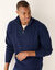 Pull col camionneur maille irlandaise (marine)