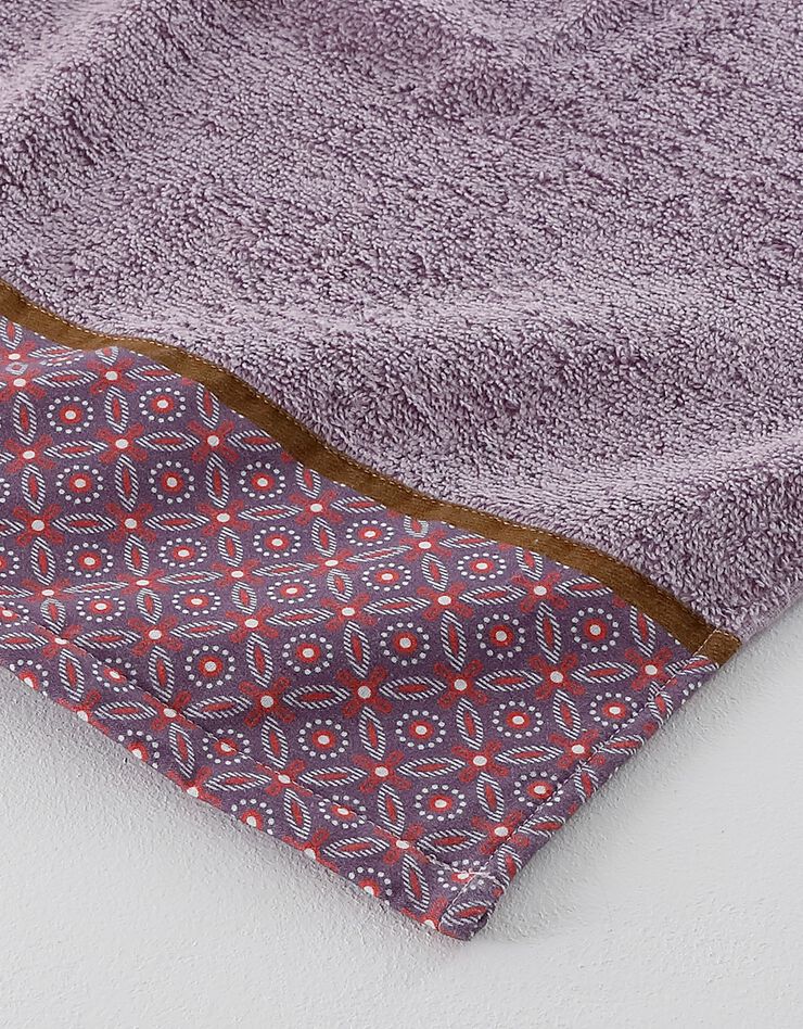 Éponge coton liteau motif géométrique - 420 g/m² (lavande) Éponge coton liteau motif géométrique - 420 g/m² (lavande)