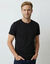 T-shirt col rond manches courtes - lot de 3 (noir + vert + tilleul)