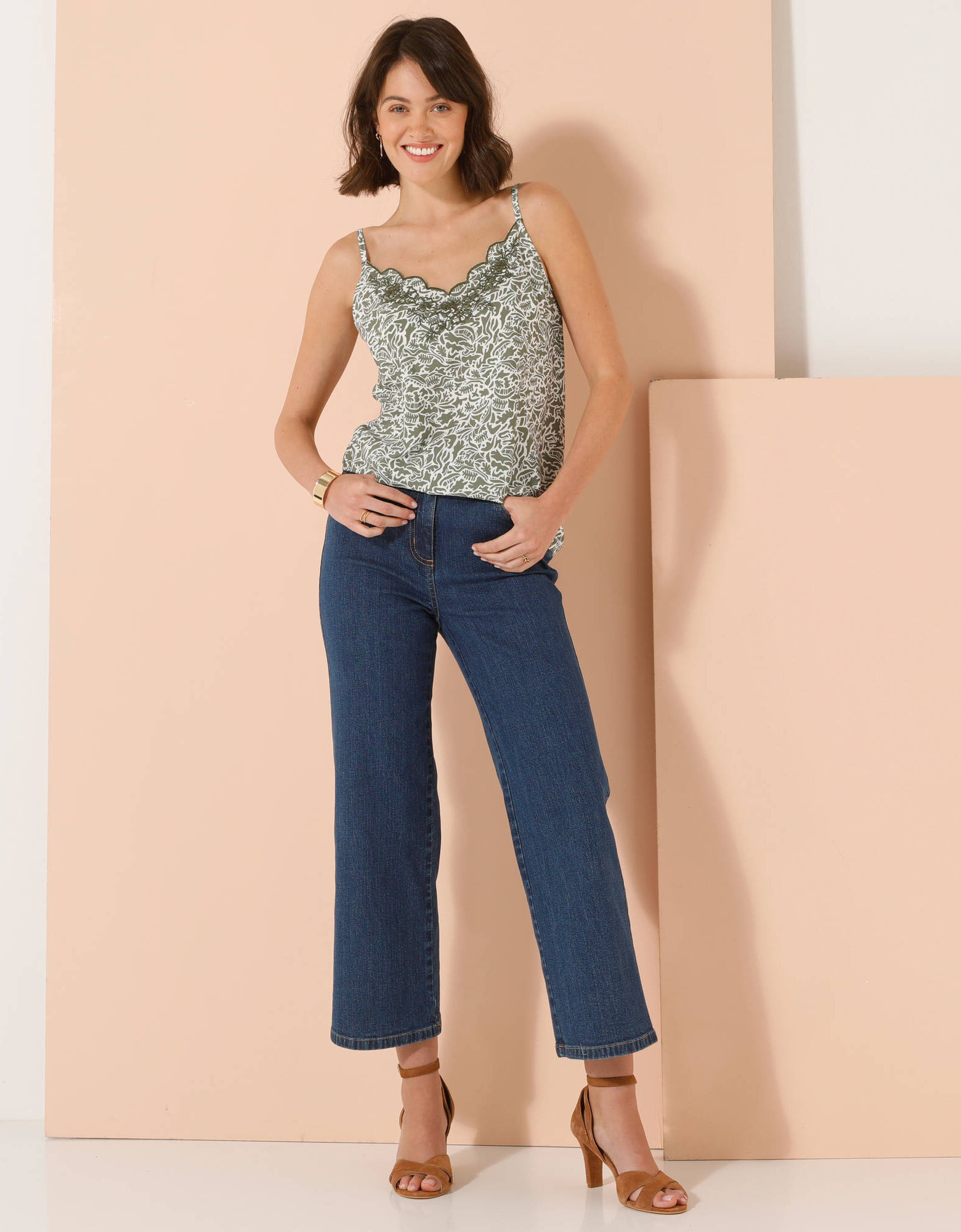 Top Débardeur Mesh Save The Queen Imprimé Aztèques Brodé - Taille S, Occasion Très Bon état