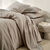 Linge de lit satin uni (grège)
