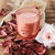 Coffret bougie parfumée et pot pourri (rose)