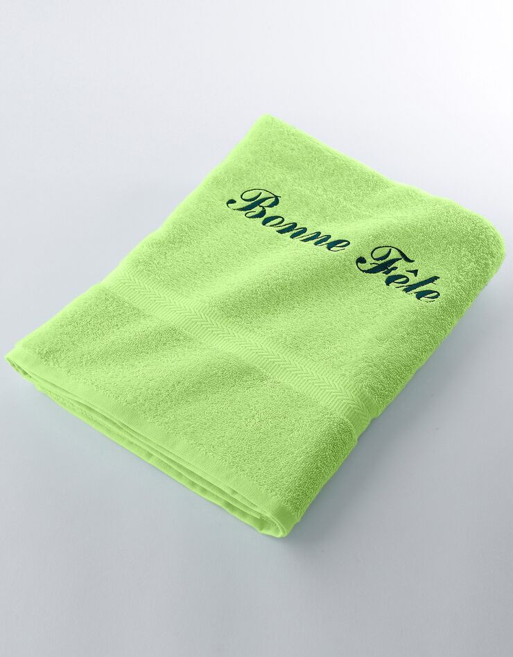 Serviette éponge personnalisable confort moelleux (anis) Serviette éponge personnalisable confort moelleux (anis)