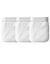 Slip fermé forme midi  - lot de 3 (blanc)