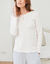 Tee-shirt pyjama manches longues (ivoire)