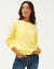 Sweat molleton uni (jaune)