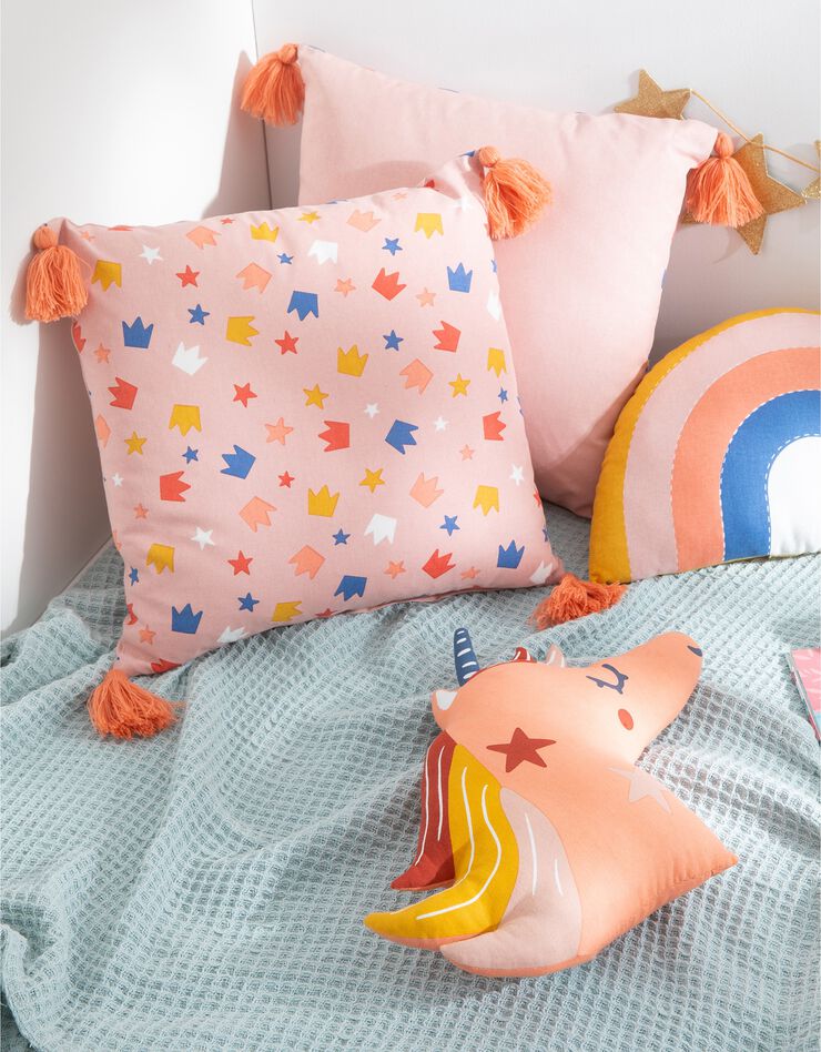 Housse de coussin Princesse - lot de 2 (rose)