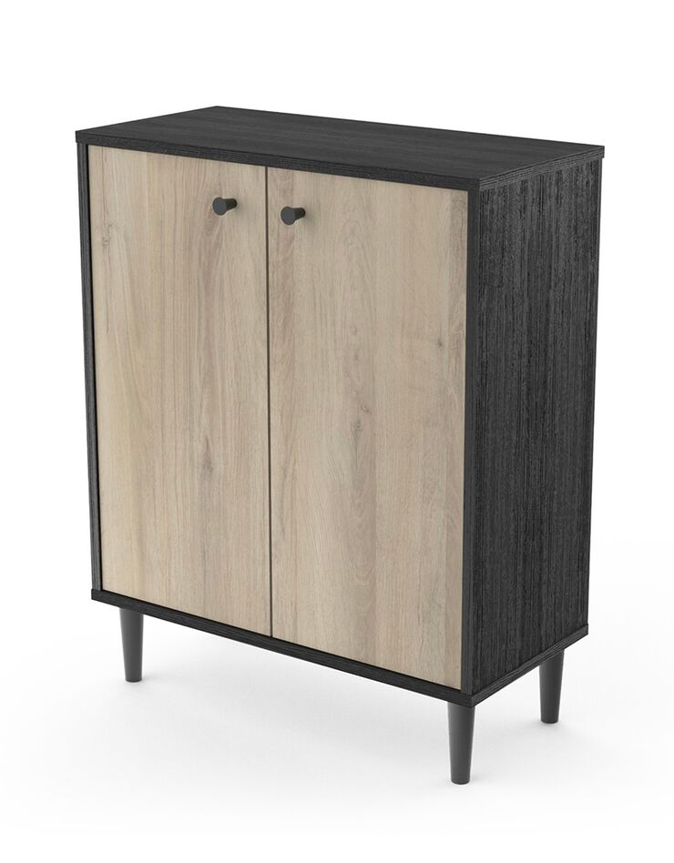Buffet HAMFIELD 2 portes – 2 coloris (noir)