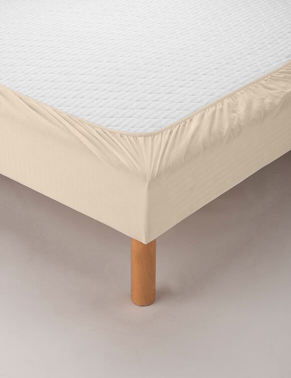 Cache-Sommier Linen Market Microfibre Lit Simple XL Noir - Chute 36 Cm, Plissé Quadruple, Résistant Et Élégant