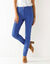Pantalon fuselé couleur (bleu dur)