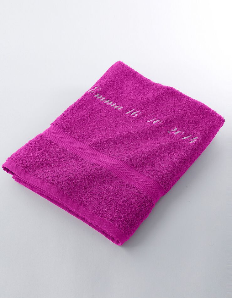 Serviette éponge personnalisable confort moelleux (bruyère) Serviette éponge personnalisable confort moelleux (bruyère)