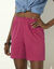Short effet jupette - lot de 2 (blanc / framboise)