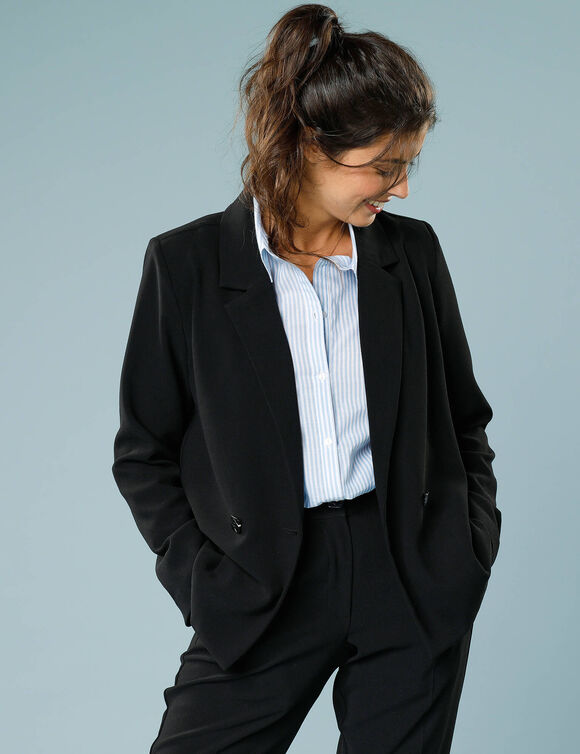 Veste blazer, Spécial Petites (noir)