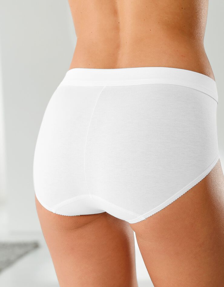Culotte maxi double comfort - 3 + 1 GRATUIT* (blanc) Culotte maxi double comfort - 3 + 1 GRATUIT* (blanc)