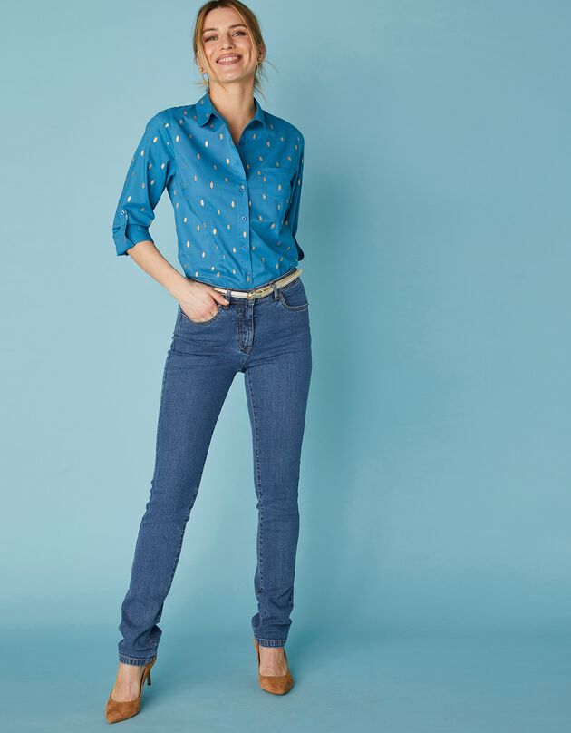 Jean coupe droite stretch - grande stature (stone) Jean coupe droite stretch - grande stature (stone)