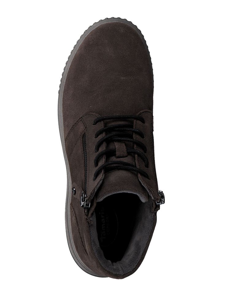 Bottines dessus croûte de cuir - largeur confort (anthracite) Bottines dessus croûte de cuir - largeur confort (anthracite)