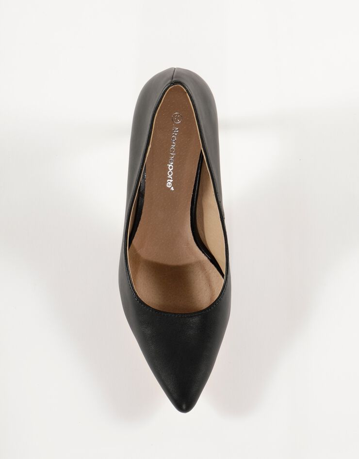 Escarpins noir première cuir (noir) Escarpins noir première cuir (noir)