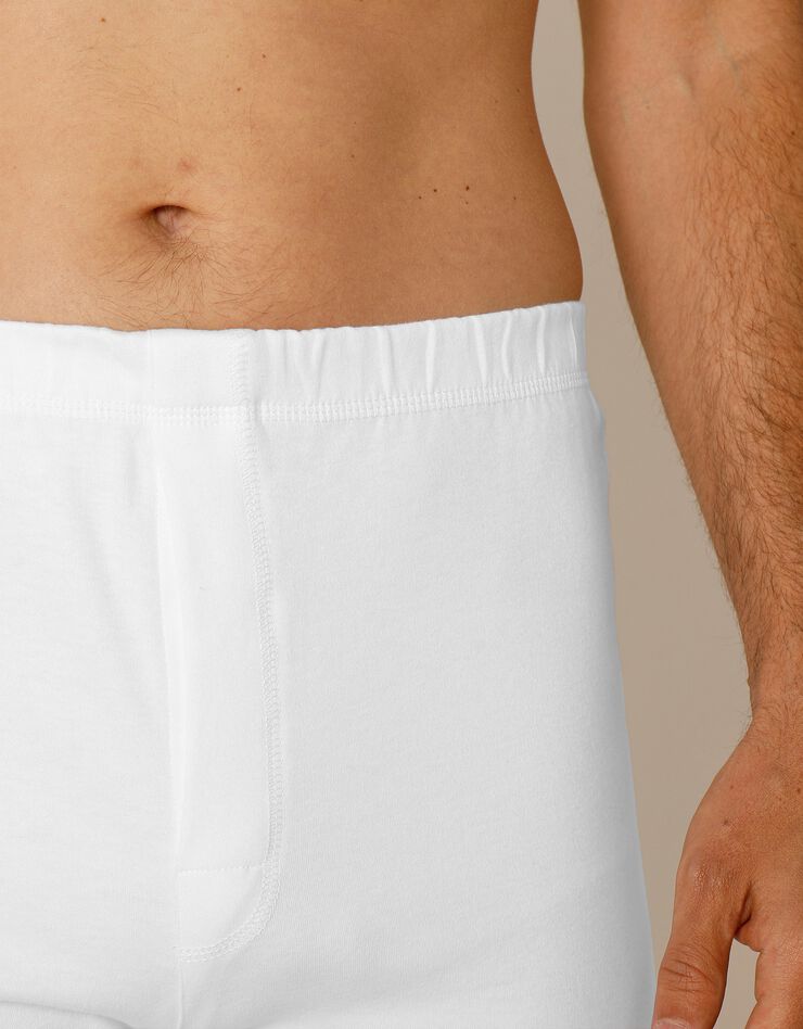 Caleçon long Thermoperle® coton - lot de 2 (blanc) Caleçon long Thermoperle® coton - lot de 2 (blanc)