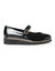 Babies compens&eacute;es cuir largeur confort (noir)