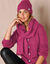 Bonnet bouton bijou (rose fuchsia)