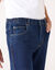 Jean droit ceinture &eacute;lastiqu&eacute;e c&ocirc;t&eacute;s - L28 (brut)