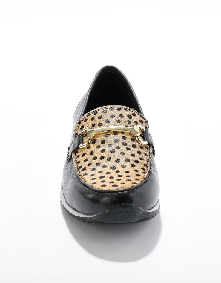 mocassin leopard monoprix