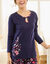 Tee-shirt pyjama manches longues (marine)
