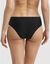 Slip Generous broderie fleurie côté, microfibre (noir)