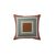 Housse de coussin imprimé "encadrement" - lot de 2 (terracotta / eucalyptus)