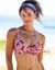 Haut de maillot de bain Baracoa avec armatures - forme corbeille (gris / orange)