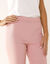 Pantalon sculptant, ceinture ventre plat (bois de rose)