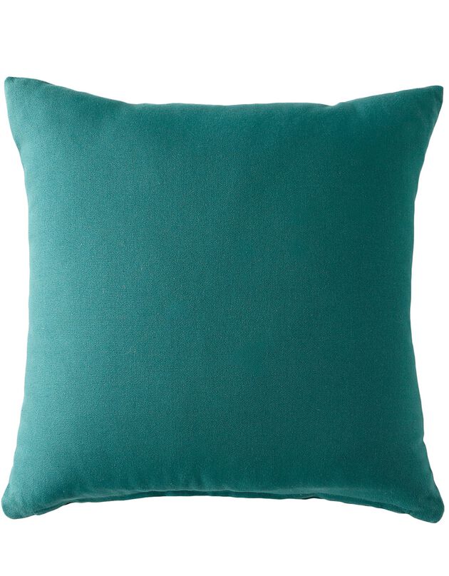 Housse de coussin unie bachette - lot de 2 (vert)