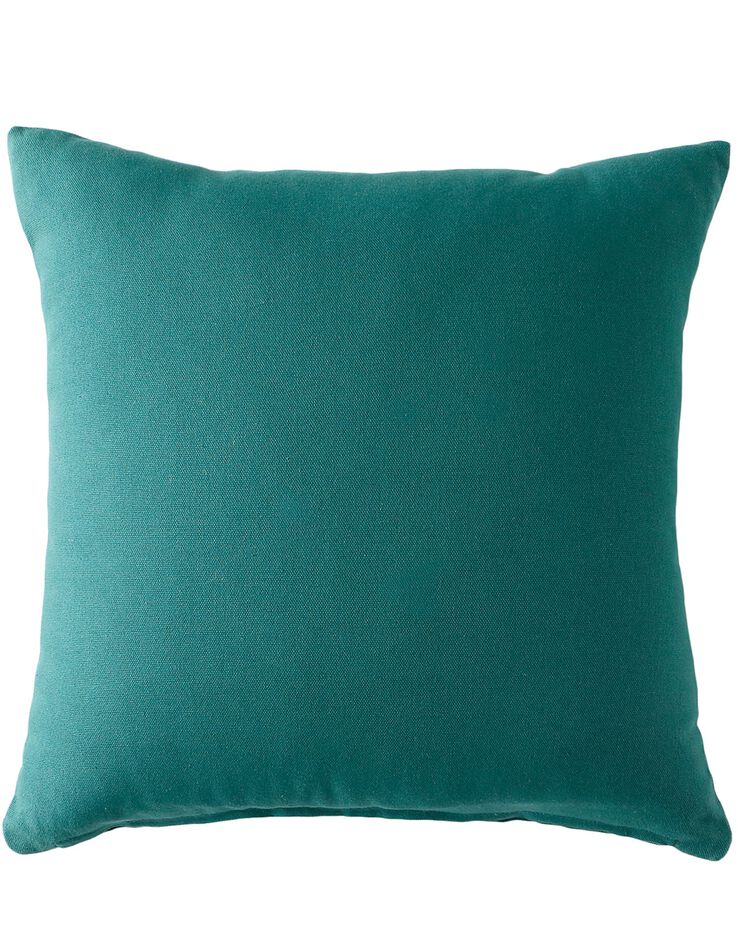 Housse de coussin unie bachette - lot de 2 (vert) Housse de coussin unie bachette - lot de 2 (vert)