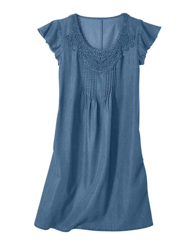 Robe jean macramé (bleached) Robe jean macramé (bleached)