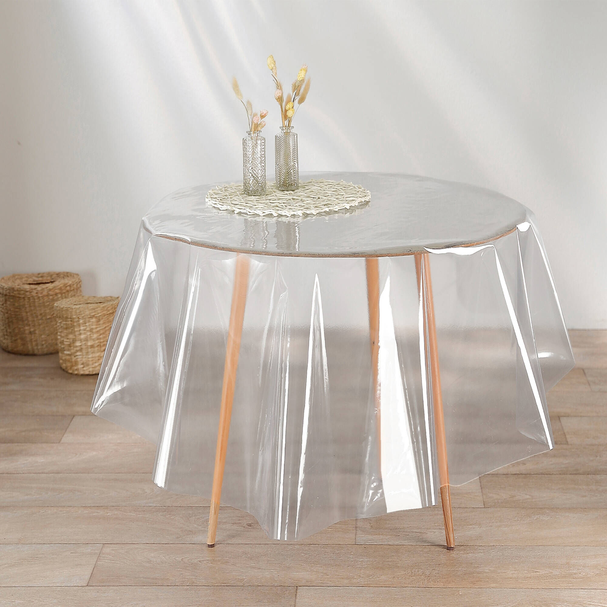 Toile Ciree Transparente Epaisse