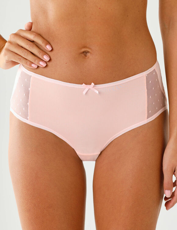 Culotte microfibre forme maxi   &ndash; Lot de 2 (rose)