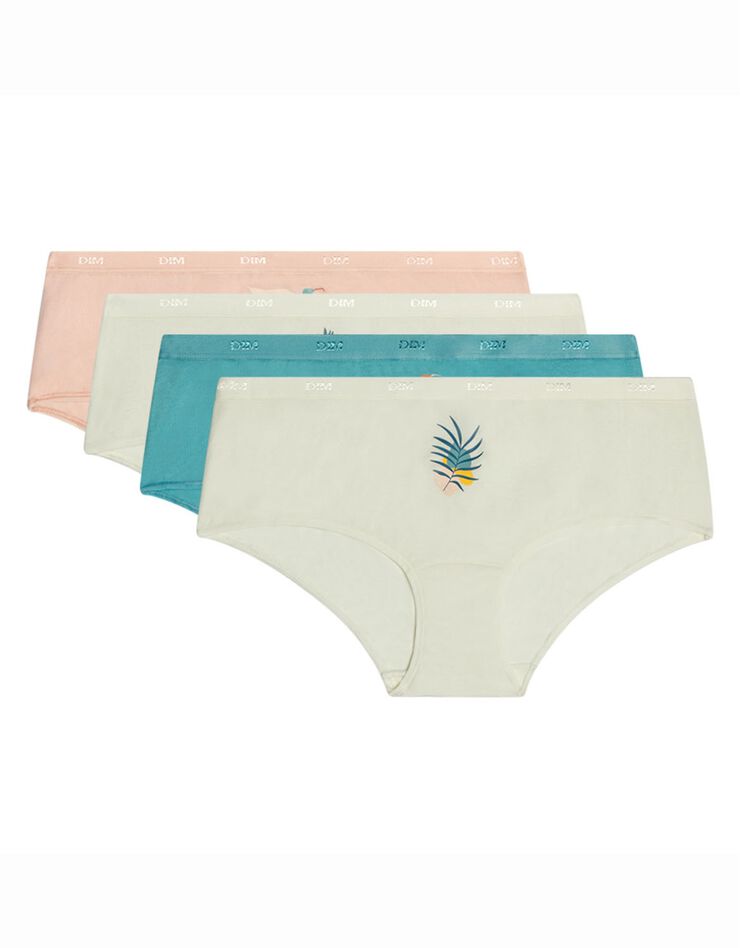 Slip forme boxer "Les Pockets" coton stretch imprimé "tropiques" Lot de 3 +1 GRATUIT(1) (pastel) Slip forme boxer "Les Pockets" coton stretch imprimé "tropiques" Lot de 3 +1 GRATUIT(1) (pastel)
