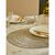 Lot de 2 sets de tables métallisés (argenté)