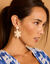 Boucles d'oreille en raphia (écru)