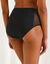 Culotte pour fuites urinaires en coton biologique (**) lavable - flux abondant (noir)